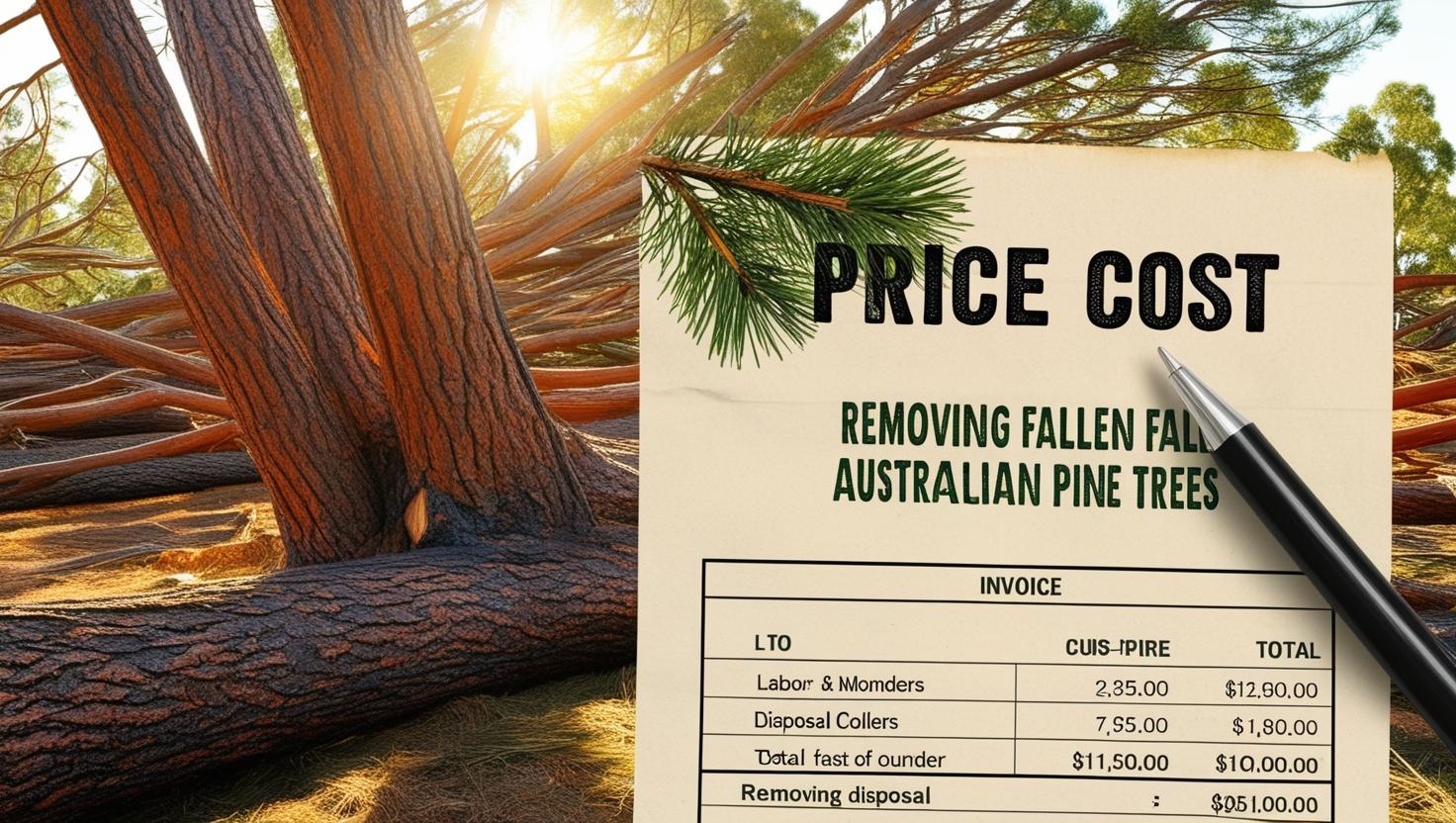 How Much to Remove Fallen Australian Pine Trees